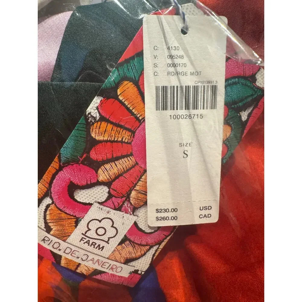 NEW ANTHRO Rio De Janeiro Floral Watercolor Dress S-XL - Picture 4 of 7